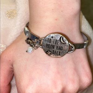 Cute to the moon and back bracelet